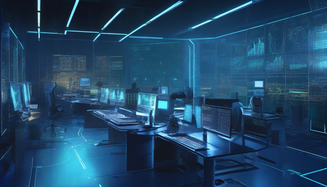 Editorial tech illustration of a developer workstation with test checkpoints, code modules, and verification signals around a software seam.