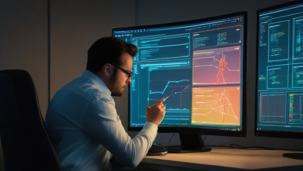 Editorial illustration of a developer choosing between abstract AI model profiles for coding tasks with tests, diffs, and risk levels on a clean dashboard.
