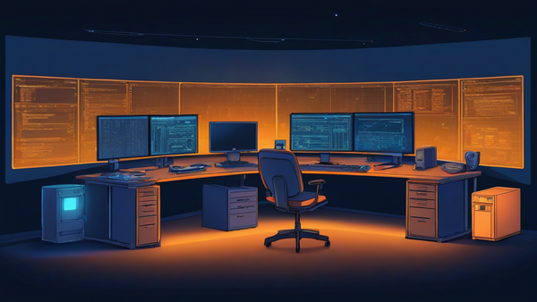 Editorial illustration of an AI coding workflow with a highlighted safe edit boundary around a few files and surrounding files left untouched.